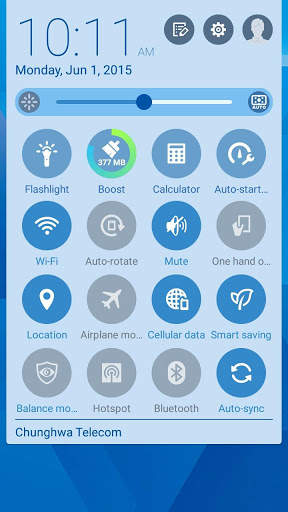 Simple Blue ASUS ZenUI Theme screenshot 3