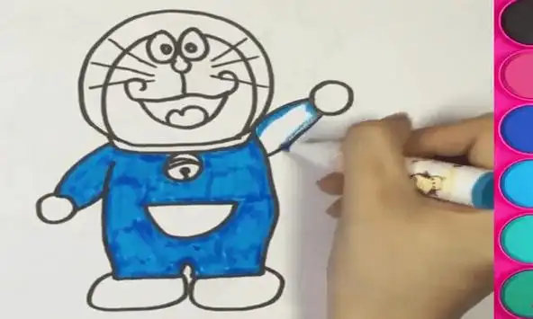 How To Draw Doraemon स्क्रीनशॉट 2