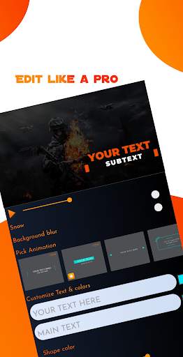 Wizard - Intro maker and text animator with music screenshot 13