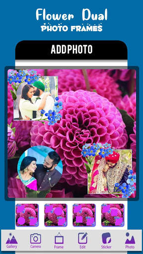 Flower Dual Photo Frames screenshot 4