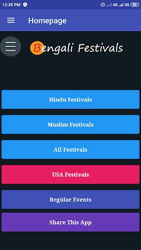 Bengali Festivals screenshot 2
