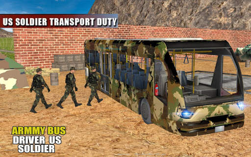 Off Road Army Bus Driving:Soldier Transport Duty screenshot 13