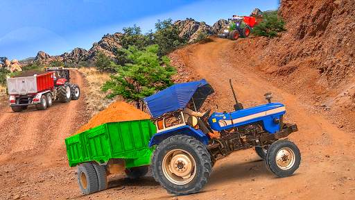 Tractor Trolley Farming Game screenshot 1