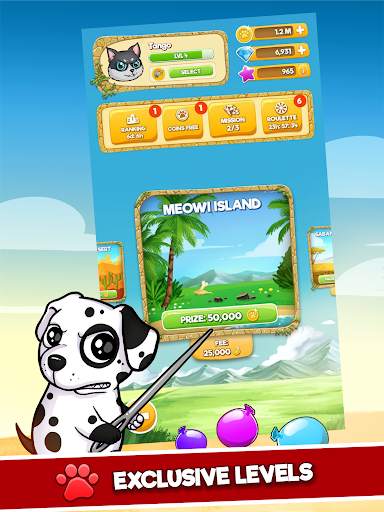 CUTE WARS PUZZLE BATTLE – Cats vs Dogs Match 3 screenshot 10