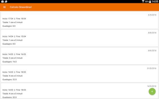 Calcolo straordinari screenshot 10