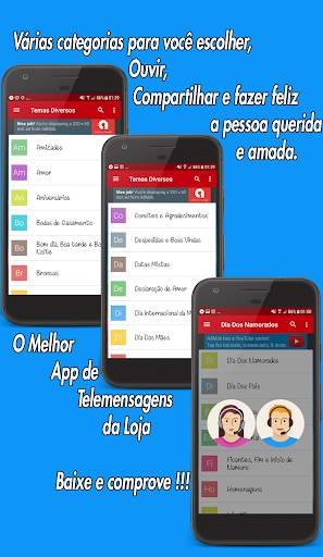 Emoção Telemensagens Variadas screenshot 1