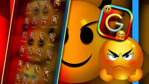 Devil Emoji Launcher Theme screenshot 3
