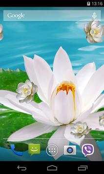 Lily on Water Live Wallpaper screenshot 1