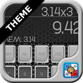 Metal Frame SCalc Theme on 9Apps
