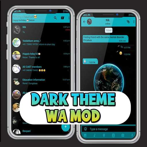 Cara Membuat Dark Mode WA Terbaru 1.1