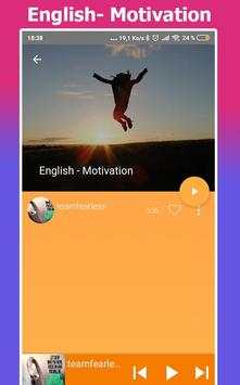 motivational speech audio - Music Player screenshot 1