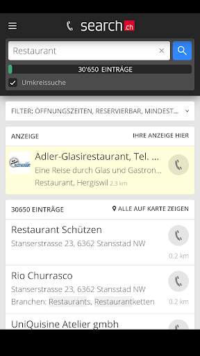 search.ch screenshot 4