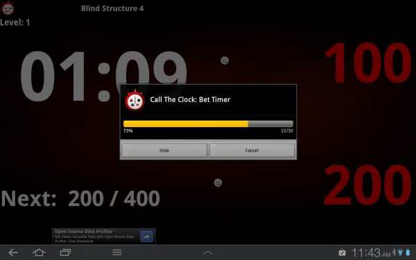 Talking Poker Timer - Clock screenshot 5