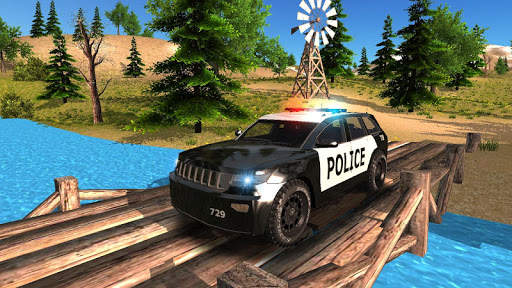 Police Car Driving Offroad screenshot 1