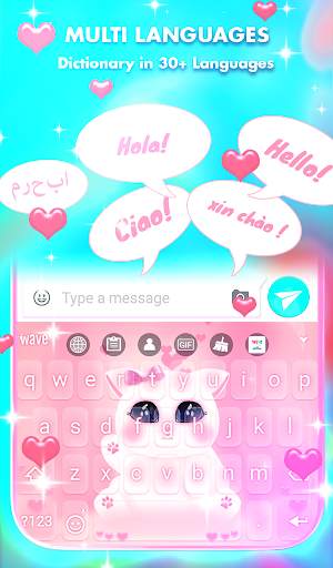 Kitty Love Live Wallpaper & An screenshot 4