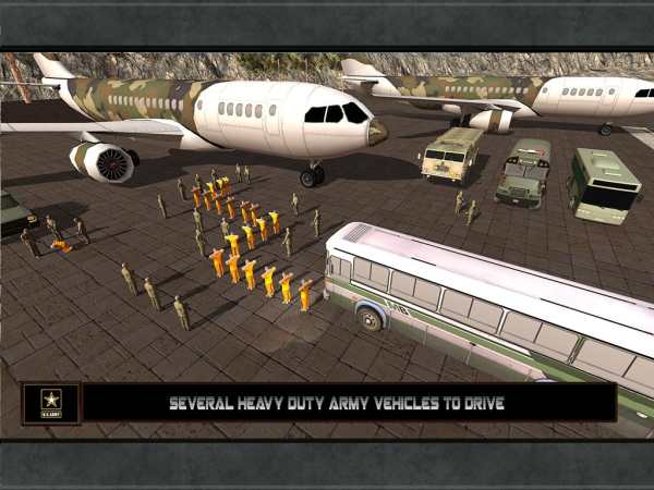 Airport Army Prison Bus 2017 screenshot 15