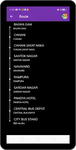 Vadodara Smart City Bus screenshot 2