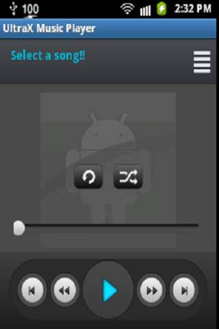 UltraX Music Player screenshot 1