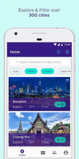 Moving Nomads - City tips & list travelers nearby screenshot 3