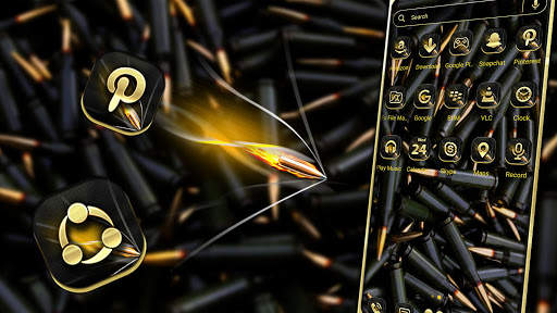 Gun Bullets Launcher Theme screenshot 2