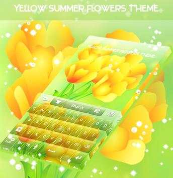 Yellow Summer Flowers Theme screenshot 4