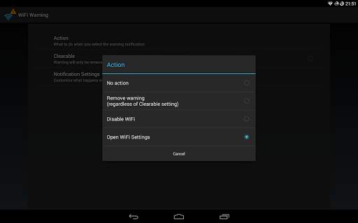WiFi Warning screenshot 6