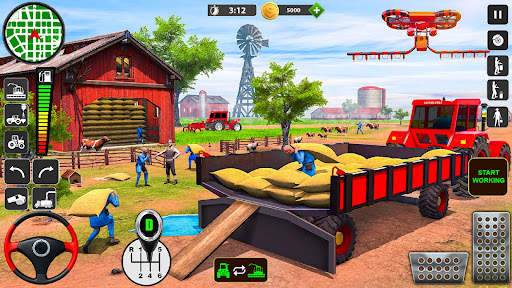 Real Tractor Driving Games screenshot 7
