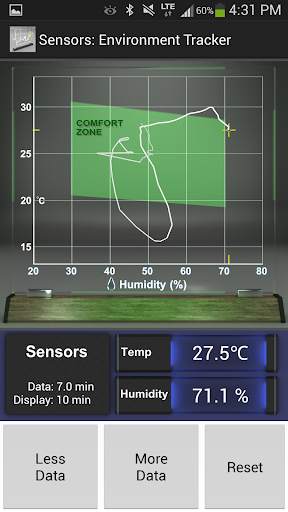 Sensors: Temp and Humidity screenshot 2