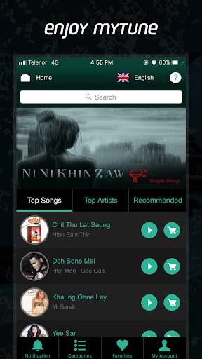 MyTune - Telenor Myanmar screenshot 2