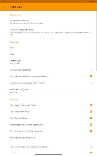 Offline RSS-lezer voor nieuws screenshot 8