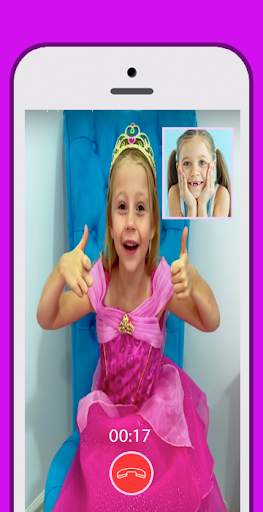 Nastya Video Call & chat simulator Fake screenshot 1