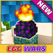 Egg Wars for Minecraft Game Map logo