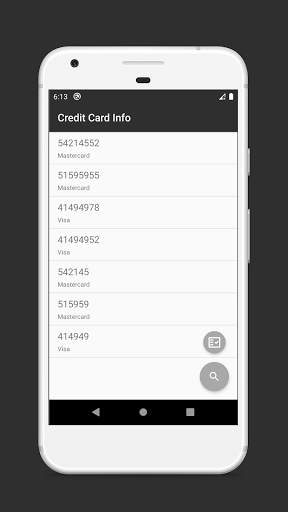 Credit Card Info - BIN Checker & Number Validator 1 تصوير الشاشة