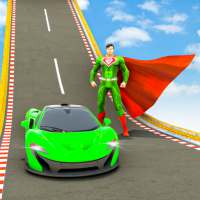 Superhero Car GT Racing Stunt Car Games For Kids logo