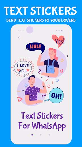 Text Stickers for WhatsApp - WAStickerApps screenshot 1