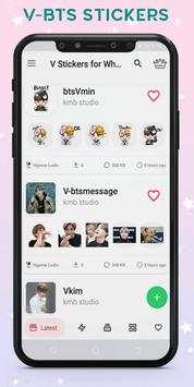 V Stickers for WhatsApp screenshot 3