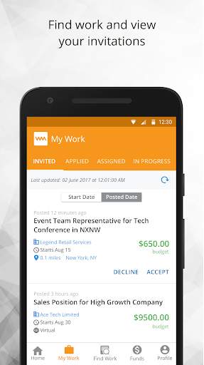 WorkMarket screenshot 4