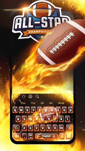 Keyboard Sepak Bola Amerika screenshot 1