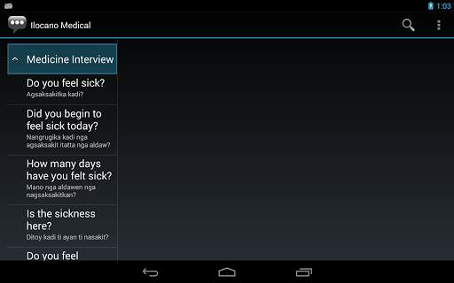 Ilocano Medical Phrases - Works offline screenshot 5