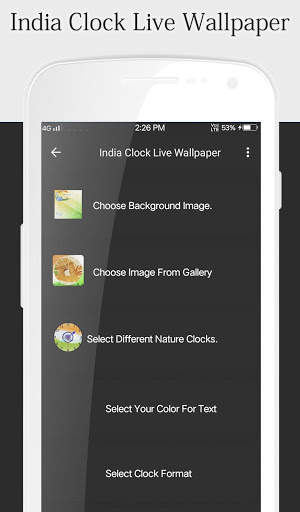 India Clock Live Wallpaper screenshot 3