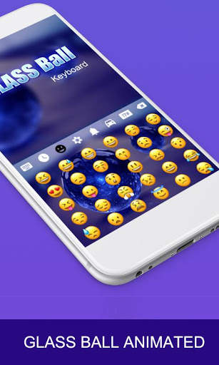 Glass Ball Live Keyboard Theme screenshot 3