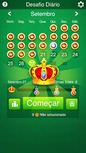 Solitaire: Desafio Diário screenshot 1