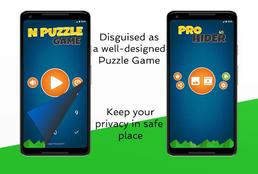 Hide Photos, Videos - Pro Hider (N Puzzle) screenshot 1