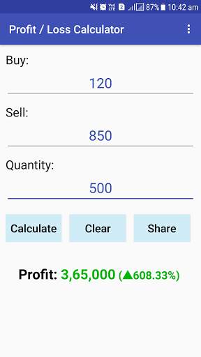 Profit / Loss Calculator screenshot 8