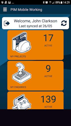 PIM Mobile Working screenshot 1