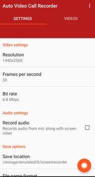 Video Call Recorder 2019 screenshot 4