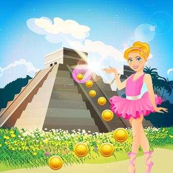 Gold Temple Ballerina Running Princess screenshot 3