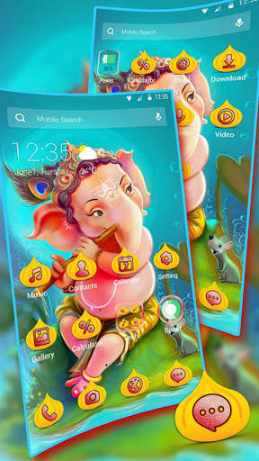 2019 Lord Ganesha APUS Launcher Theme screenshot 4