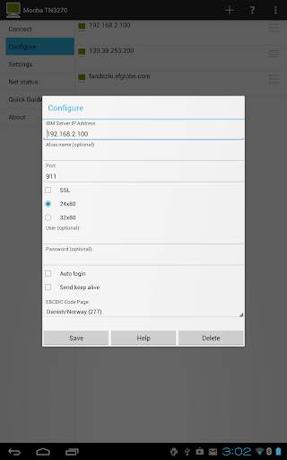 Mocha TN3270 Lite screenshot 11
