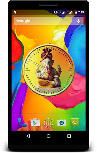 Ganesh Clock Live Wallpaper screenshot 3